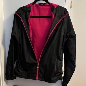 New Balance Women's Black and Pink Ski Jacket